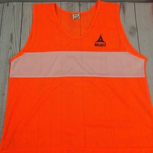 SELECT Orange Mesh Athletic Tank Top Mens OS NWOT